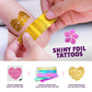 Pretty Me Glitter Tattoo Kit for Kids - Glitter & Metallic Fake Tattoos for Girls - Birthday Gift Ideas for Girl - Temporary Tattoo Set - Craft Kits