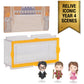 Wizarding World Harry Potter, Micro Magical Moments Year 4 Figure Set with Harry, Hermione, Viktor Krum & Display Case, Kids Toys for Ages 6 and up