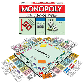 Monopoly The 1980's Edition, with Original Art, by Winning Moves Games USA
