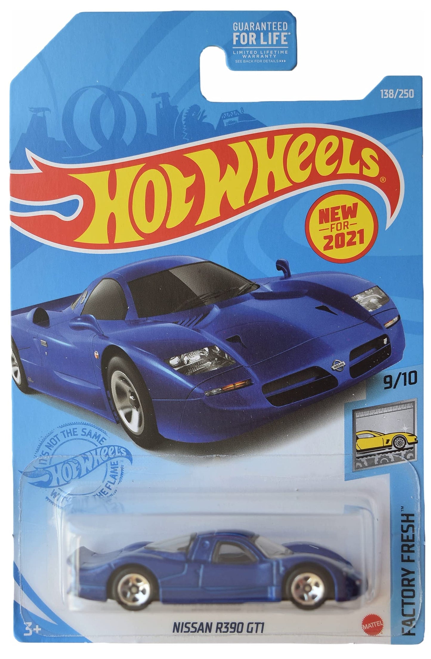 Hot Wheels Nissan R390 GT1, [Blue] 138/250 Factory Fresh 9/10