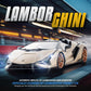 MIEBELY Lamborghini Remote Control Car, 1:16 Scale Lambo Toy Car 7.4V 500mAh Officially Licensed 12Km/h Rc Cars with Led Light 2.4Ghz Model Car