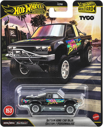 Hot Wheels Boulevard Dat Sun King Cab Baja Custom Ride On Toy Mini Car Ages 3+ Black JHW32