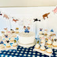 Blue Truck Birthday Decorations Cake Cupcake Toppers Farm Animals 42 Pcs