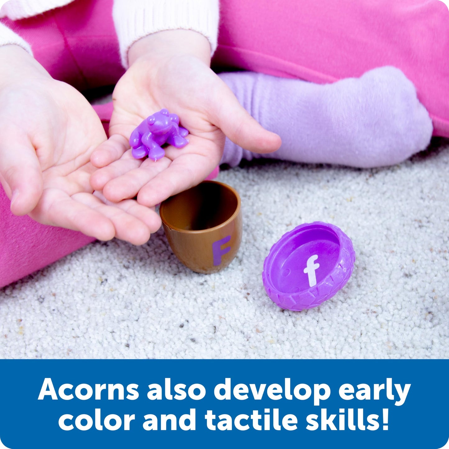 Learning Resources Alphabet Acorns Activity Set - ABC Puzzle, Preschool Learning Activities, Speech Therapy Materials, Manipulatives for Preschoolers