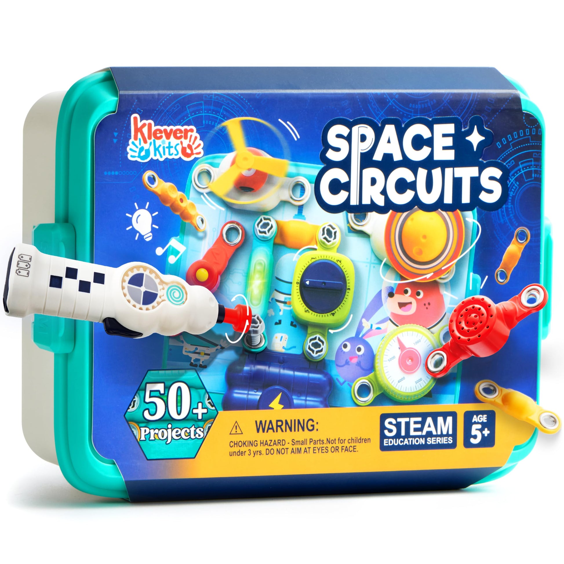 JOVA Klever Kits 50+ Projects Space Circuits - Electronics Kit for Kids with 46+ Components, Electronic STEM Toy Educational Science Kits for Kids