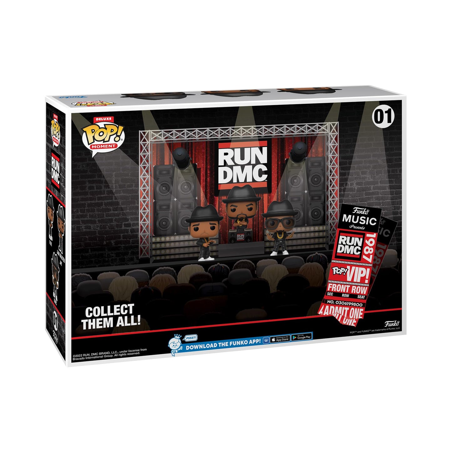 Funko Deluxe POP! Moment Run DMC in Concert