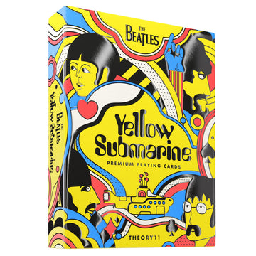 theory11 Yellow Submarine Playing Cards - Beatles Movie Theme Poker Deck with Custom Artwork, Magic, Cardistry, Game Night Gift for Music Fans, Card
