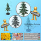20PCS Arctic Polar Toy Set and Snow Tree Arctic Animals Toys with Igloo,Caribou,Penguin,Walrus Figurines for Cake Toppers Birthday Gifts Preschool