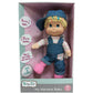 Goldberger Baby's First: My Alphabet Boy Doll - Blue Denim Overalls - Interactive Singing Musical Doll, Teaches ABC's & Fun Words, Soft Toy