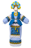 Exclusive Collectible Ukraine Motanka Doll Slavic Design Handmade Made in Ukraine 7.5" (Blue)