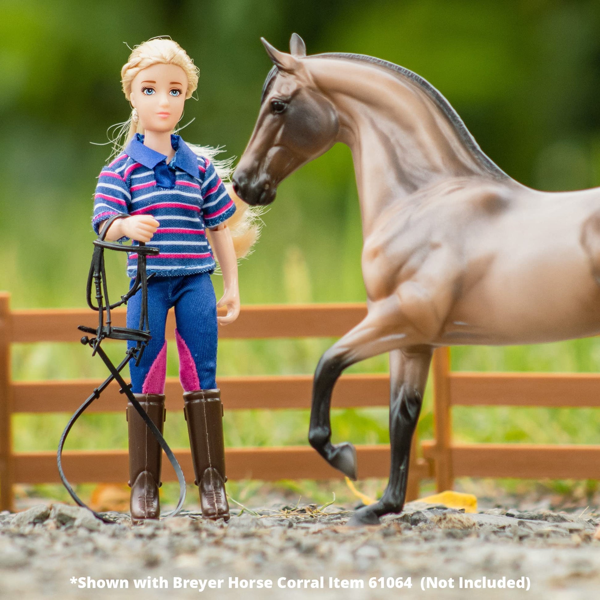 Breyer Freedom Series (Classics) English Horse & Rider Doll Set | (1:12 Scale) | Model #61114,Multicolor