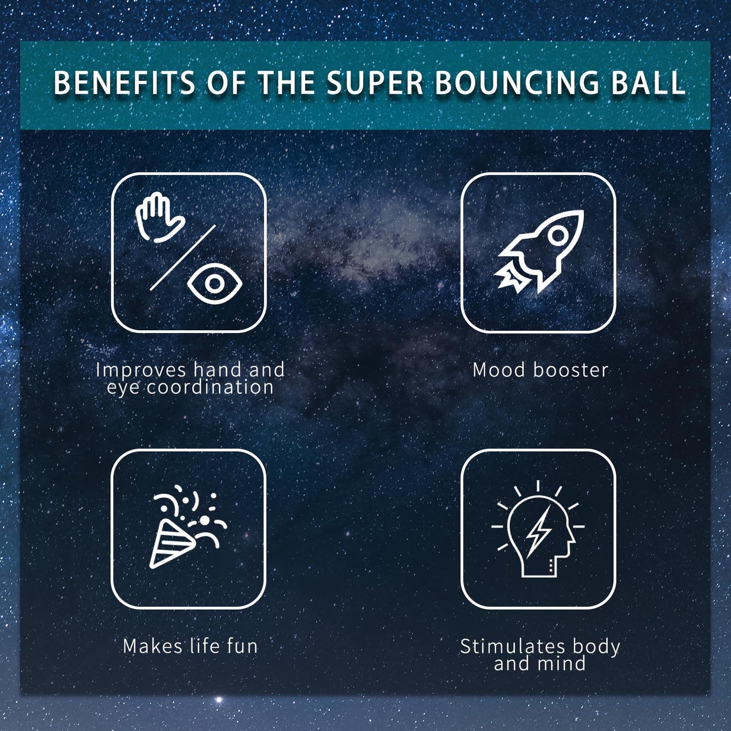 TLQSM Super Bouncing Ball,Children's Super Hot, Easy to Grasp and Capture Suitable for Children of All Ages, Indoor and Outdoor Games