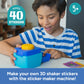 Educational Insights 3D Sticker Maker Kit - Arts and Crafts for Kids Ages 4-8, Make Your Own 3D Stickers, Sticker Making Machine, DIY Puffy Stickers