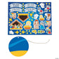 Fun Express Nativity Sticker Scene Ornament - Religious Craft Kits, Sunday School Arts & Crafts, DIY Ornaments - Makes 24