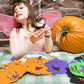 Taocco 34 PCS Halloween Craft Kits for Kids Halloween Foam Pumpkin Craft Kit and Pumpkin Stickers for Kids DIY Craft Party Trick or Treat Party Favors