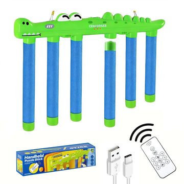 Reflex Drop Sticks Challenge Game Hand Eye Coordination Training Toy Hand Speed Reaction Challenge Game 3 Speeds Adjustable Rechargeable with Remote