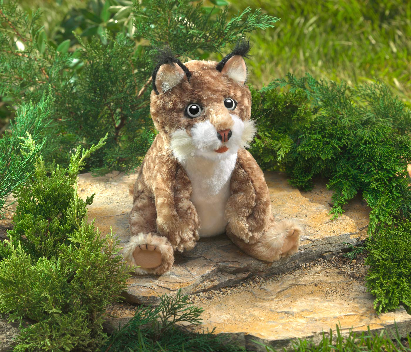 Folkmanis Bobcat Kitten, Brown/a