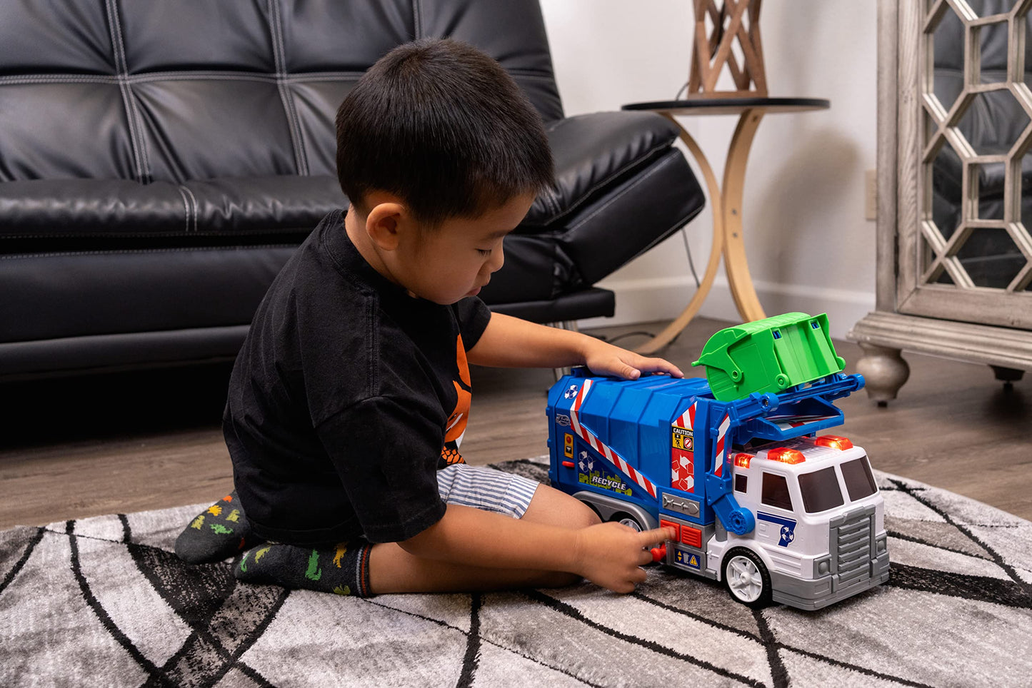 Jada Just Trucks Garbage Truck, Toys for Kids and Adults