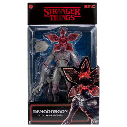 Stranger Things Demogorgon Upside Down Collector Figure - 6-Inch Highly Detailed Figure with Alternate Head and Environmental Display Base