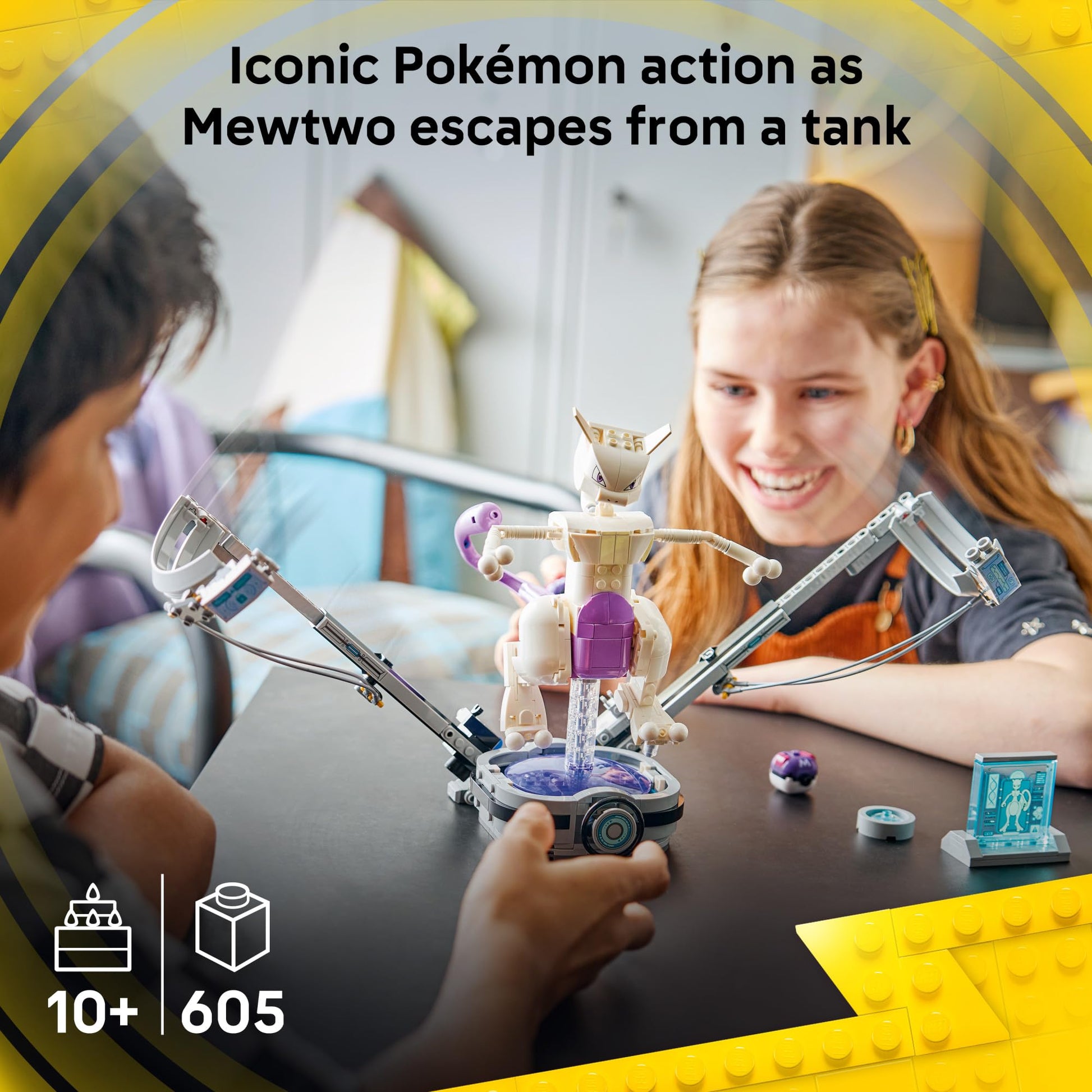 LEGO Pokémon SMART Play: Mewtwo's Lab Break 72163