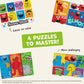 Buffalo Games - Sesame - 4 Pack Multi-Piece Puzzles for Kids Ages 3-6+