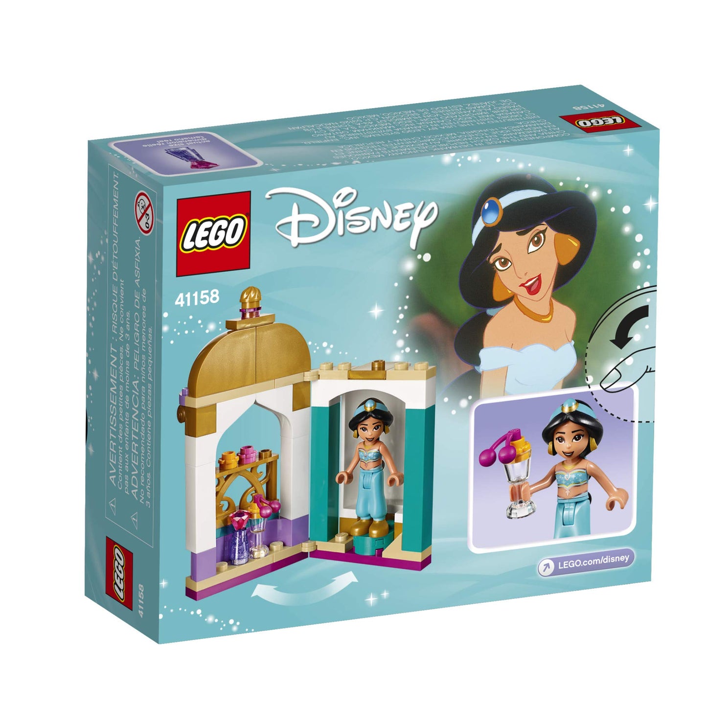 LEGO Disney Jasmine’s Petite Tower 41158 Building Kit (49 Pieces)