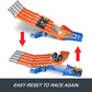 Hot Wheels Monster Truck! Survival Race! JFR07 Ride On Toy Playset with 2 Mini Cars for Ages 4+ Orange