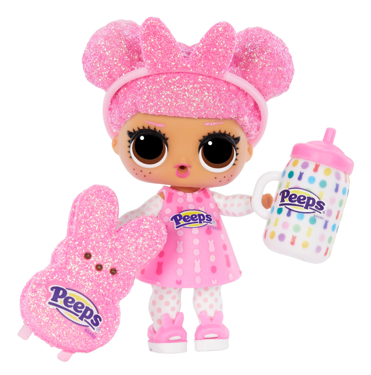 L.O.L. Surprise! LOL Surprise Loves Mini Sweets Peeps - Cute Bunny with Collectible Doll, 7 Surprises, Spring Theme, Peeps Limited Edition Doll- Great