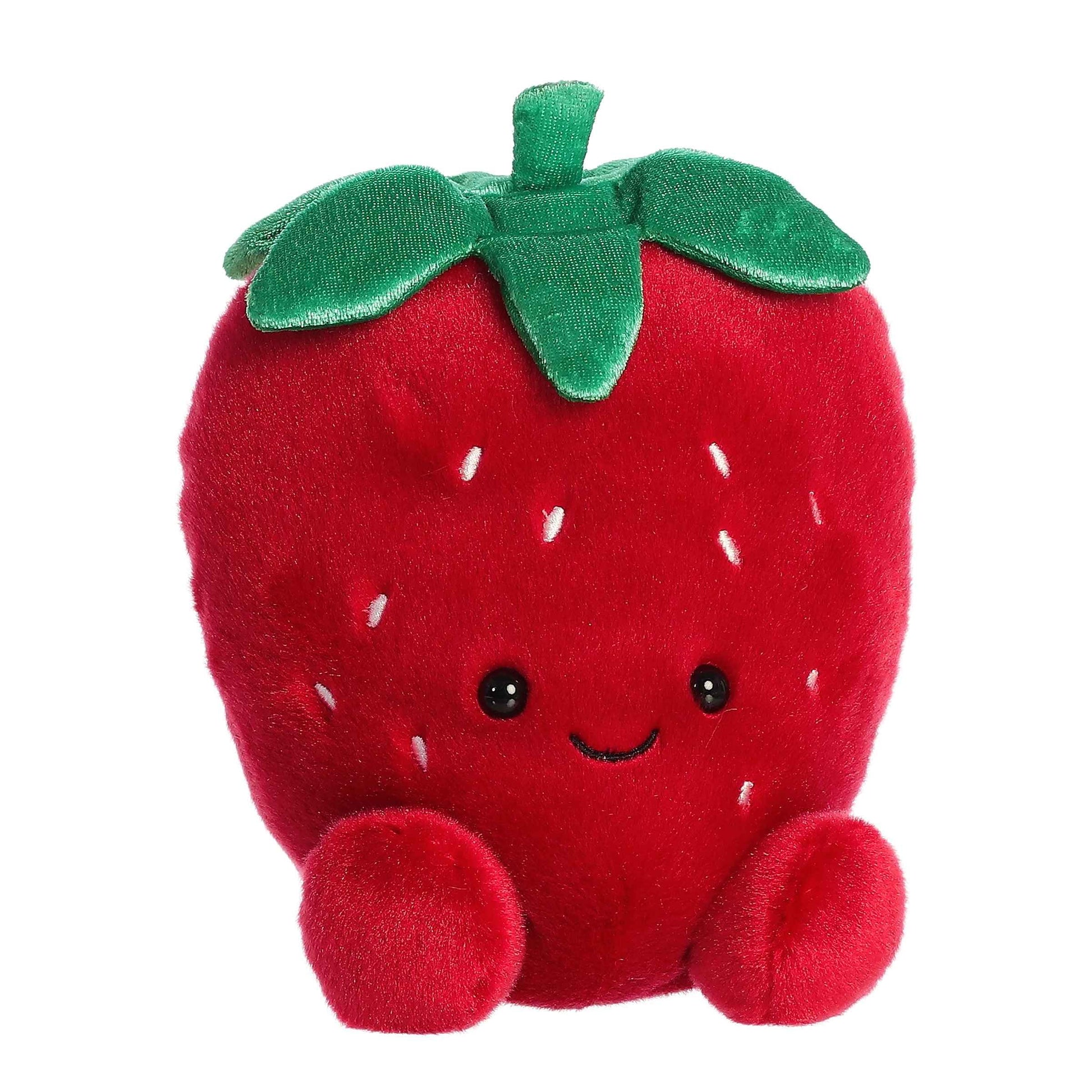 Aurora® Adorable Palm Pals™ Party Sized Juicy Strawberry™ Stuffed Animal - Fun Collectible Plush for Kids and Adult Collectors - Perfect