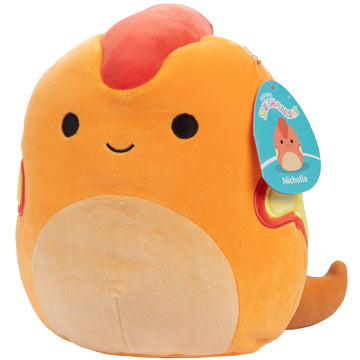 Squishmallows Original 10" Nichelle The Snake Plush Official Jazwares Plush Toy Ultra Soft Stuffed Animal Pillow Cute Orange Reptile Collectible