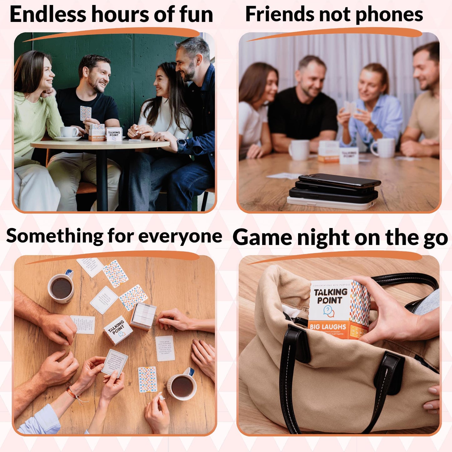Funny Conversation Cards for Adults and Families - 200 Hilarious Questions and Conversation Starters - Group Game for Family Reunions, Parties & Game