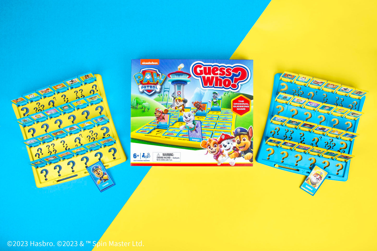 Guess Who? PAW Patrol Board Game, Featuring Chase, Rocky, Skye, and More, Officially Licensed Nickelodeon PAW Patrol Game, Family-Friendly Children's