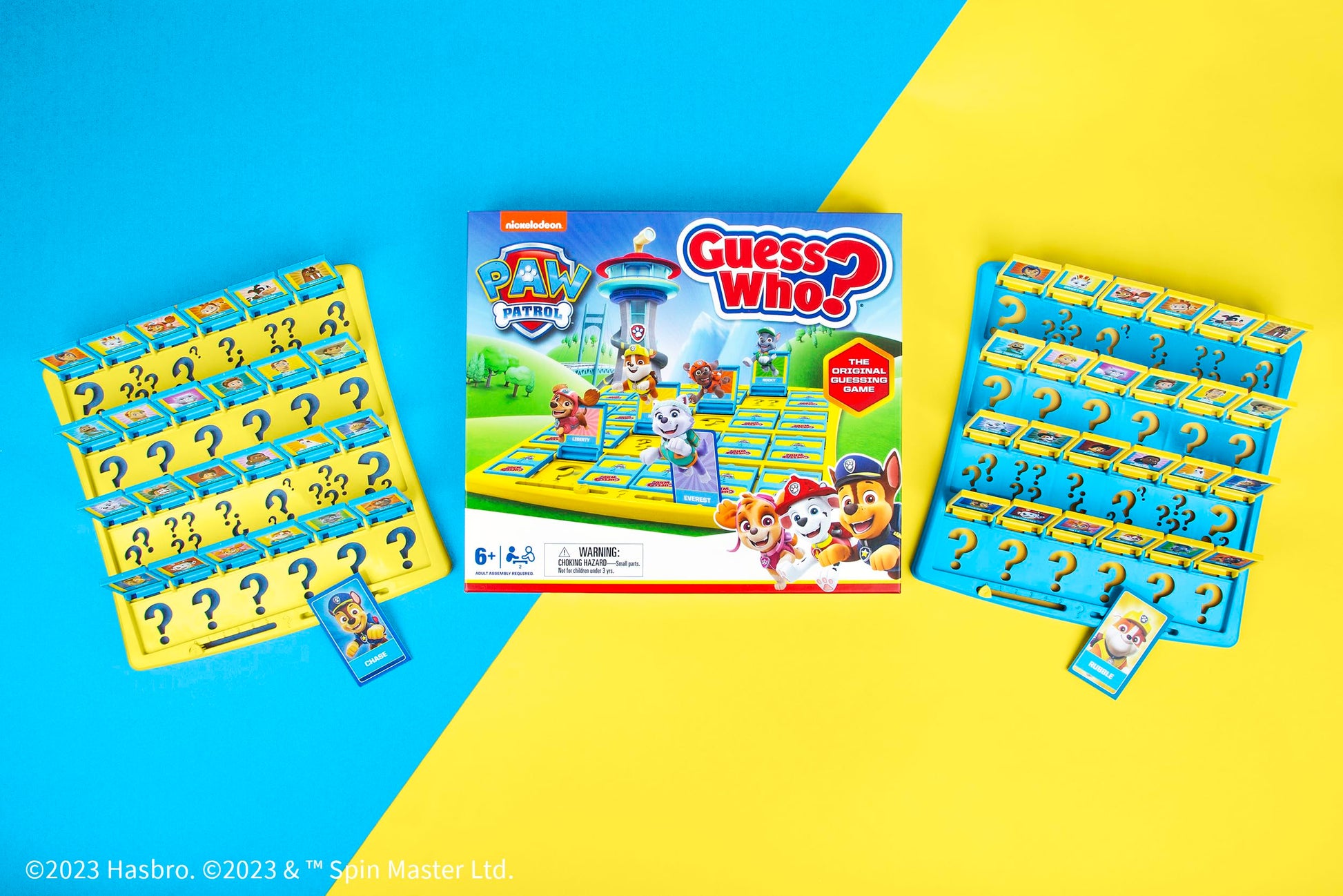 Guess Who? PAW Patrol Board Game, Featuring Chase, Rocky, Skye, and More, Officially Licensed Nickelodeon PAW Patrol Game, Family-Friendly Children's