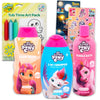 My Little Pony Bathroom Set - Bundle Shampoo, Body Wash, Stickers