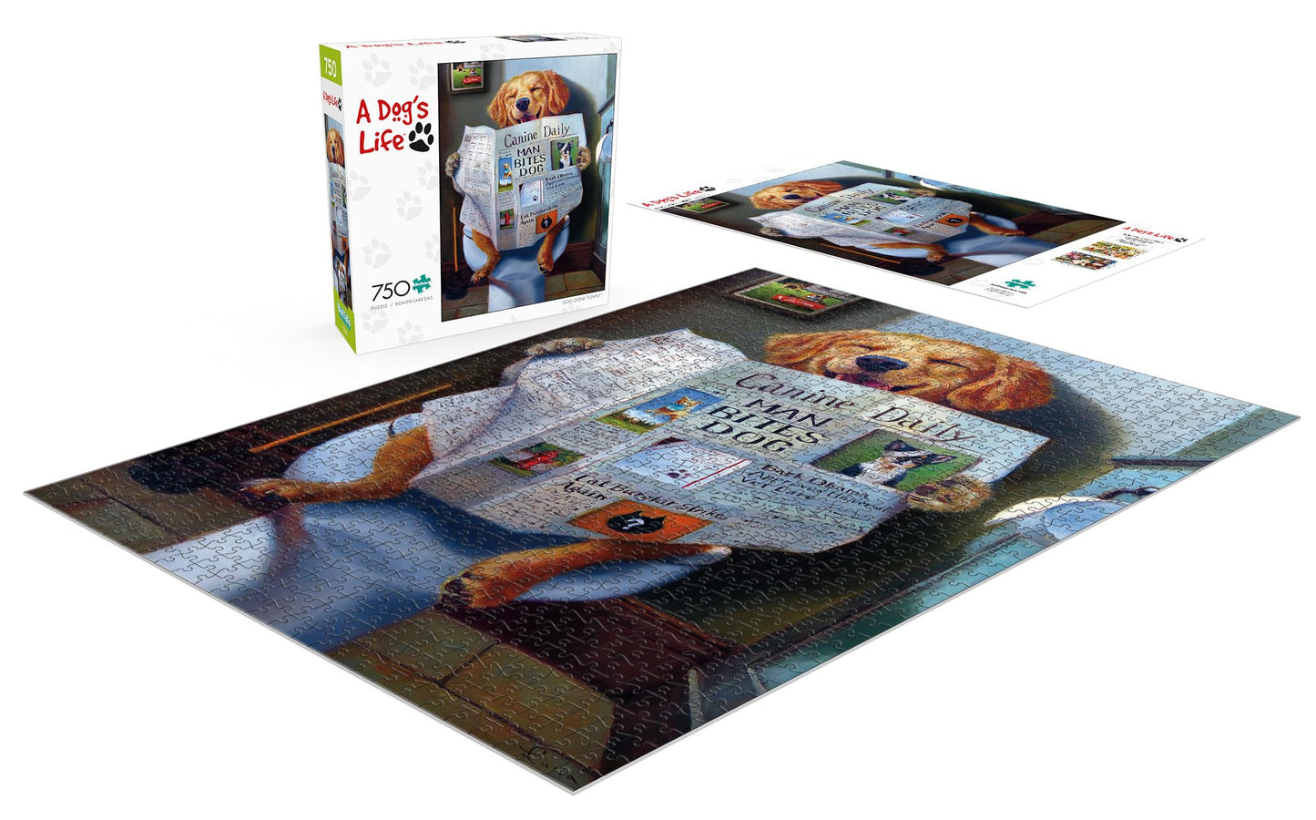 Buffalo Games - Dog Gone Funny - 750 Piece Jigsaw Puzzle for Adults