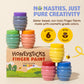 Honeysticks Non Toxic Finger Paint (6 Bright Colors), Washable from Skin, Safe Finger Painting for Toddlers, Kids Ages 1-3, 2-4, 3-5, Perfect First
