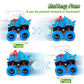 LODBY Dinosaur Toys for 2 3 4 5 Year Old Boys - Monster Truck Toys for Toddlers Boys Ages 2-4-6 - Push and Go Cars Dinosaur Toys for Kids 3-5 Year Old