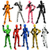 Rugwun Titan 13 Action Figure,Lucky Robot 13 Action Figures,Funny 3D Printed Multi Jointed Action Figures,Nova 13 Action Figure Desktop Decorations