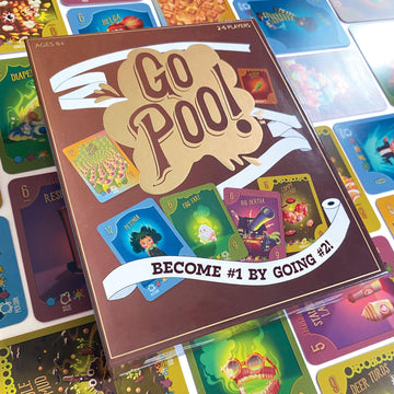 Paper House: Go Poo! The Game | Age 6+ | 2-6 Players | Laugh Out Loud Funny Card Collection | Family Night | Hilarious Toilet Humor | Adults & Kids