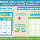 Bright Seed Sight Words Bingo Game, Learn to Read - Level 1 & 2