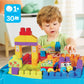 MEGA BLOKS First Builders Build 'n Learn Table Toddler Blocks Toy Set, Blue