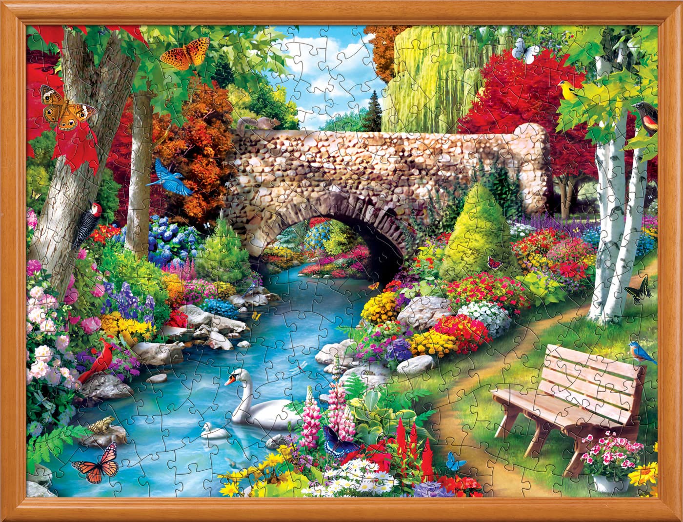 Masterpieces 300 Piece EZ Grip Jigsaw Puzzle - Willow Whispers - 18"x24"
