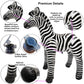 Jet Creations an-ZEB3 Inflatable Zebra, 32"