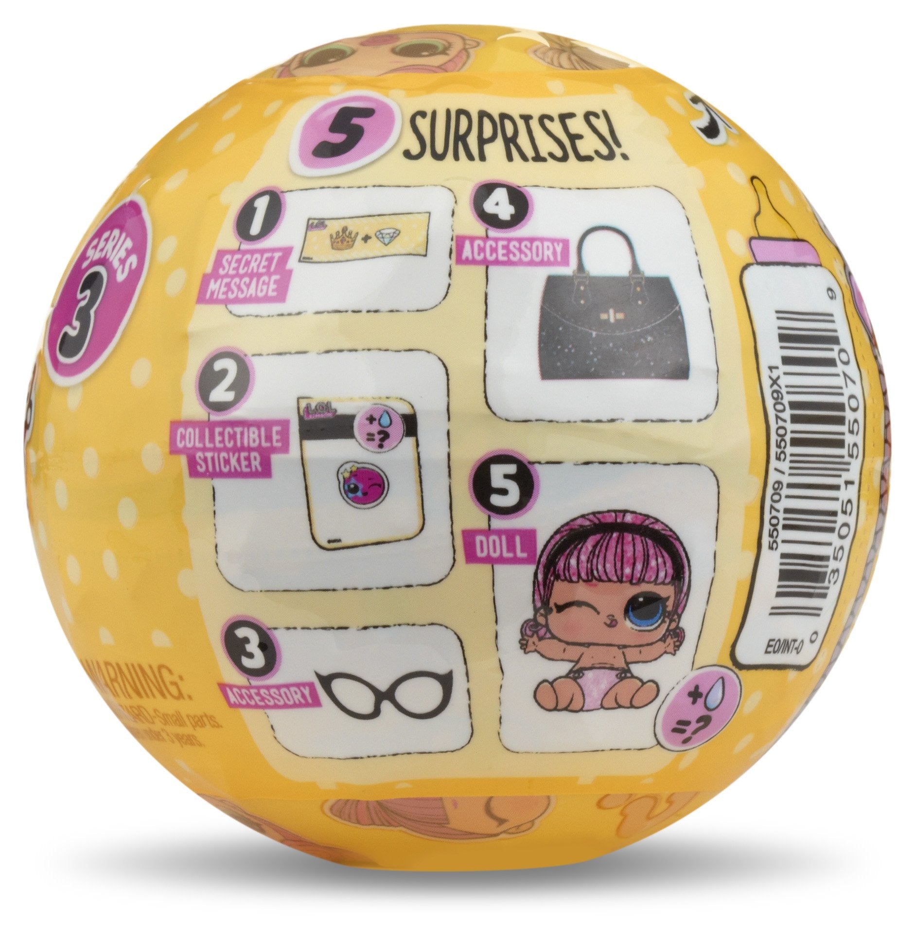L.O.L. Surprise! 550709 Lil Sisters Series 3 Collectible Dolls