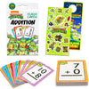 Teenage Mutant Ninja Turtles Flash Cards Set Toddler Kids - Bundle with TMNT Math Flashcards Featuring Numbers for Pre-K Boys, Girls Plus Stickers