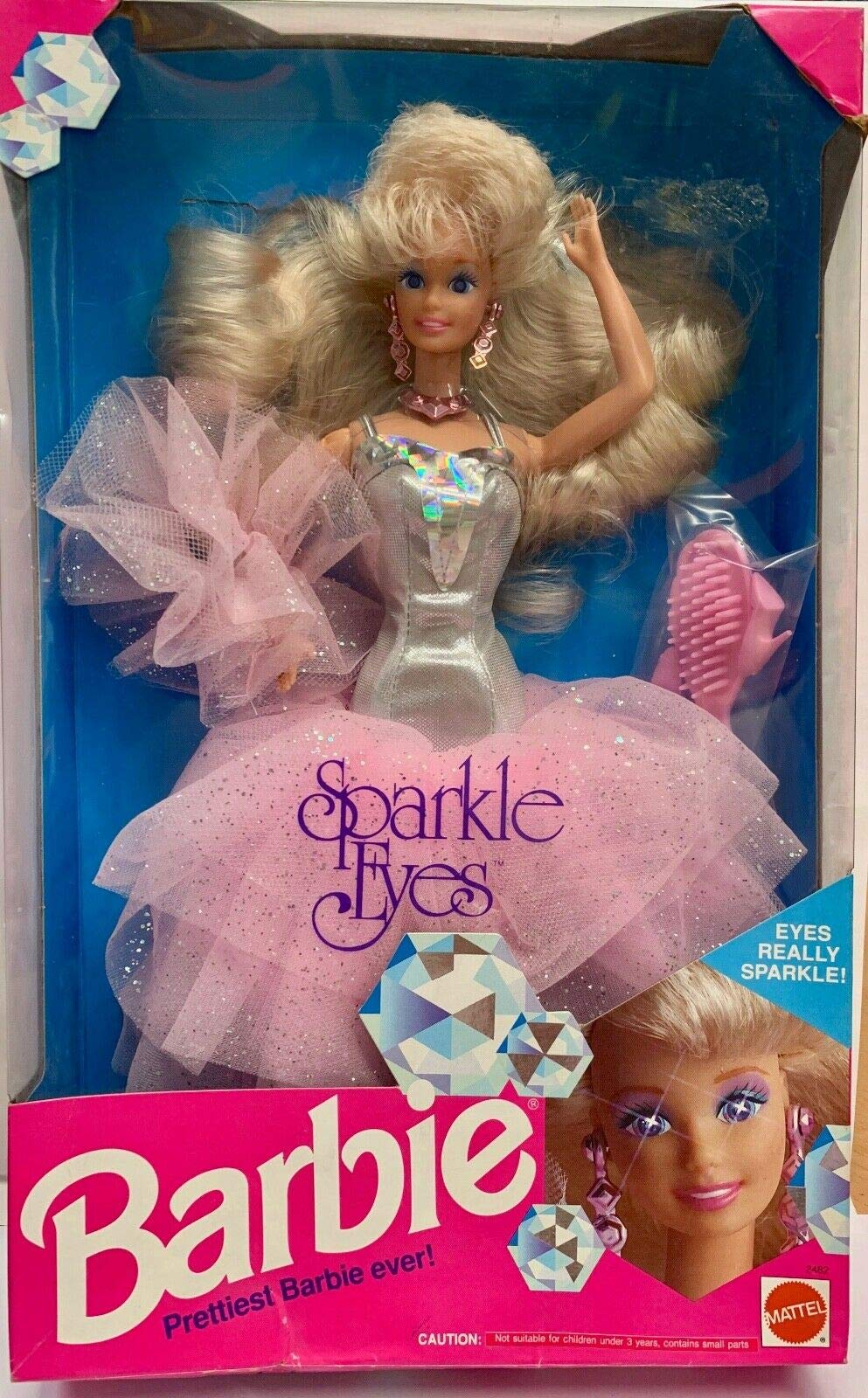 Barbie 1991 Sparkle Eyes 2482 Prettiest Ever