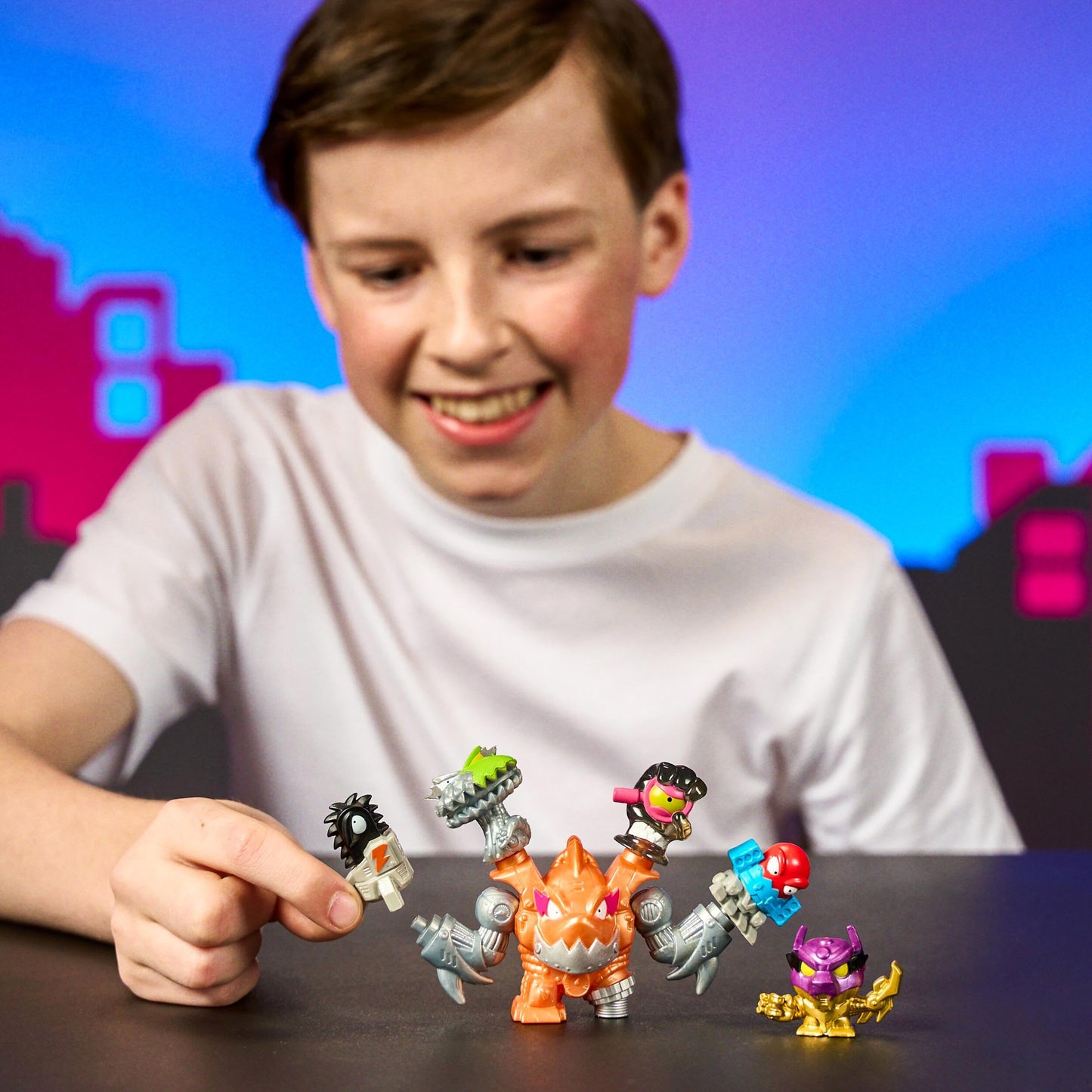 MrBeast Lab Swarms MEGA-TECH Series 6 Pack, including a Mega Swarm