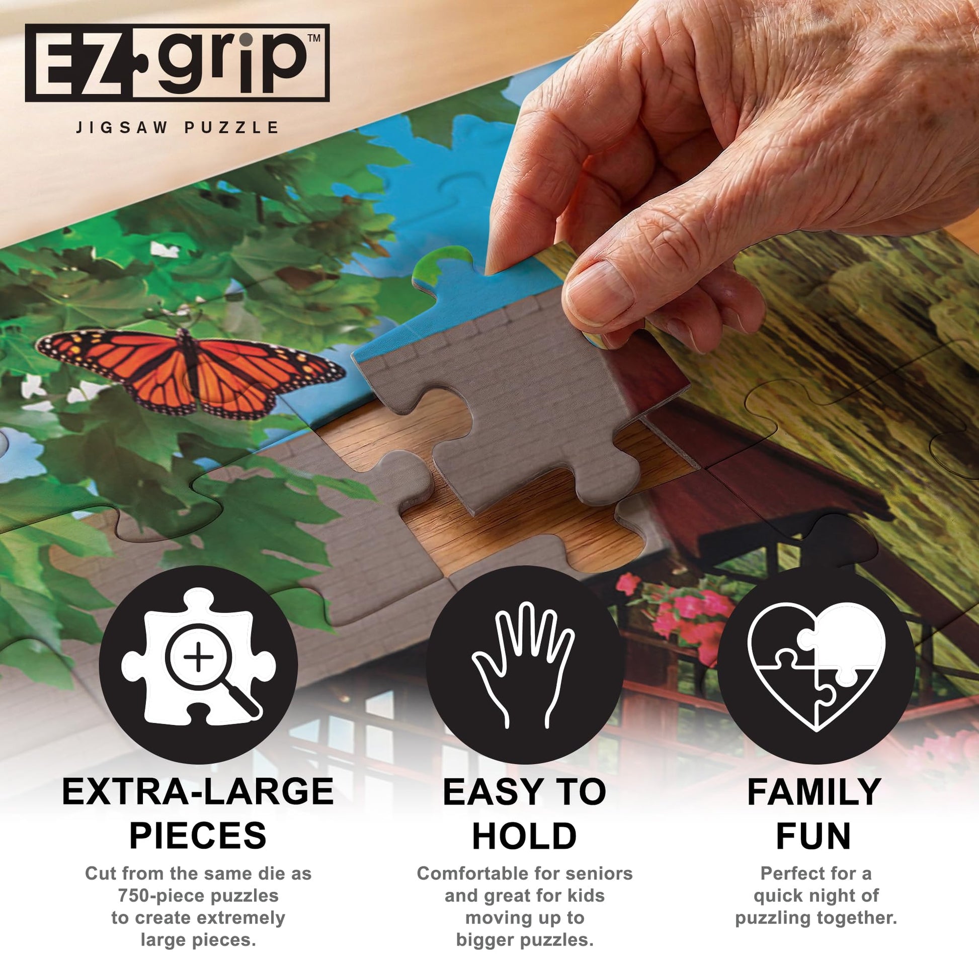 Masterpieces 300 Piece EZ Grip Jigsaw Puzzle - Country Park - 18"x24"
