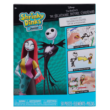 Shrinky Dinks Junior Disney Tim Burton’s The Nightmare Before Christmas Activity Kit, 50-Pieces, Kids Toys for Ages 5 Up by Just Play