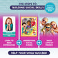 SkillEase Happy or Not, Bingo Emotions and Feelings Activity for Social Skills, Social Emotional Learning Activities, Therapy and Counseling Game